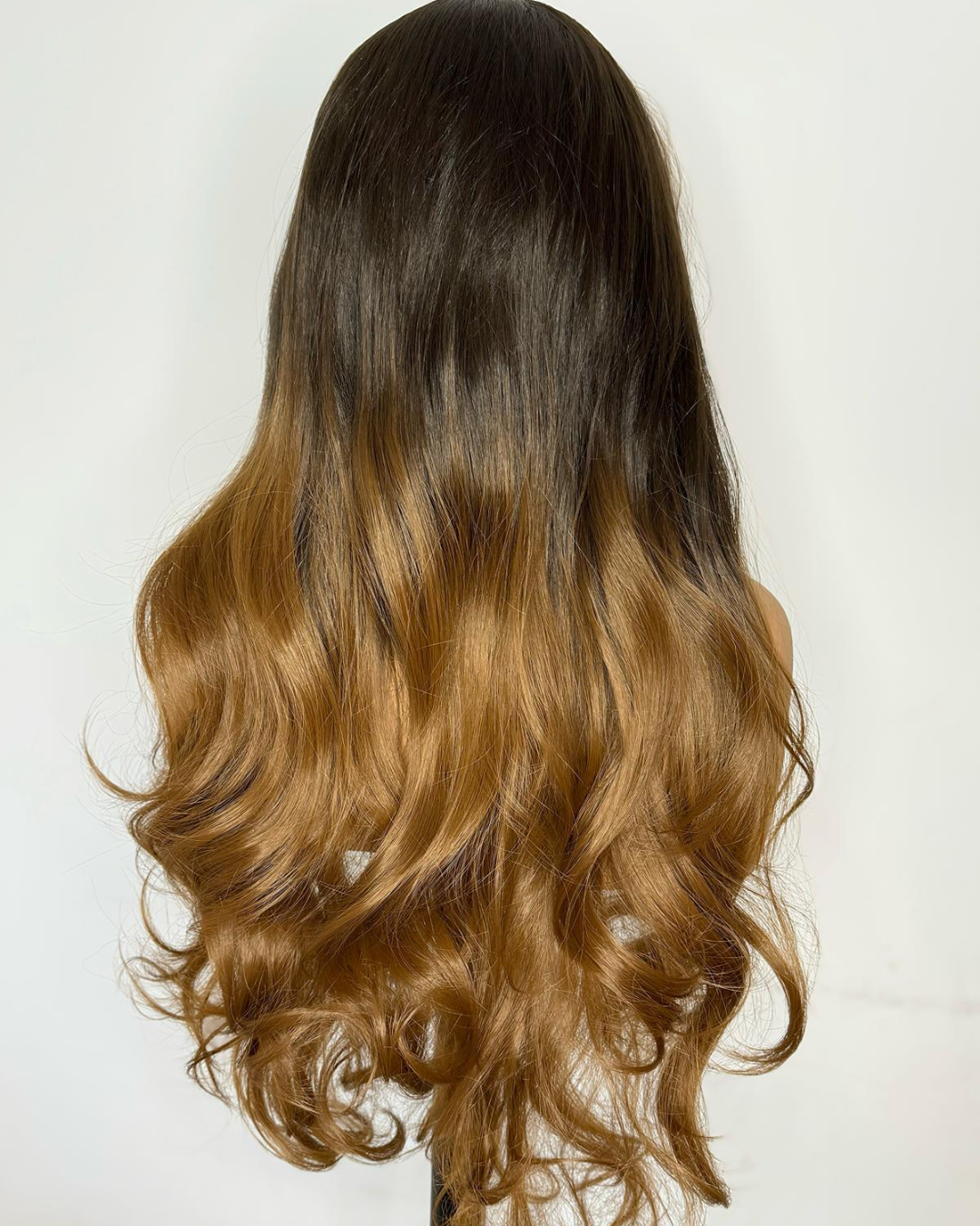 Perruque Fanny-26 Lace HD-Ondulée-Noir caramel