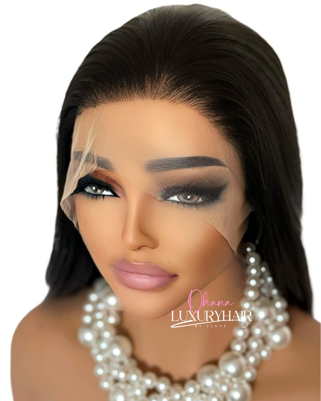 Perruque Béatrice – Longue Lisse Noir Intense Effet Naturel