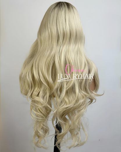 Perruque Alana – Longue Blond Lumière Ondulations