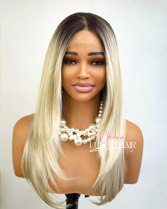 Perruque Kelly –  Blonde Lisse