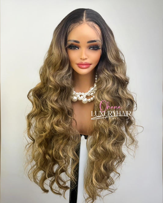 Perruque Sofia – L’élégance dorée au naturel