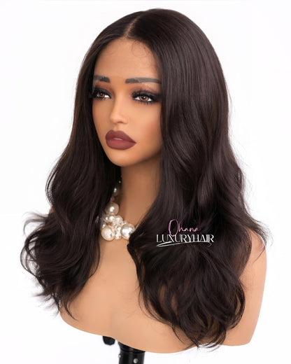 Perruque Nadya-Ondulée Noir