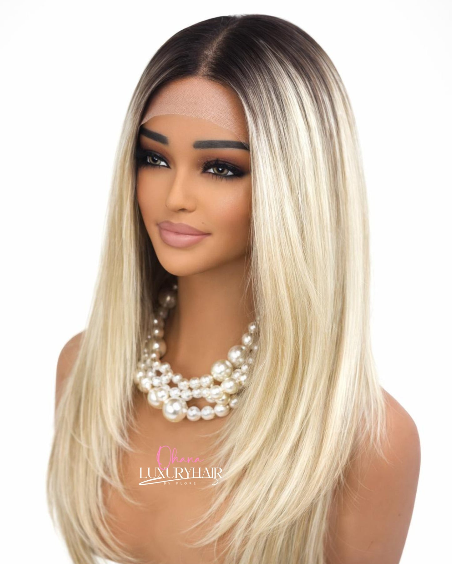 Perruque Kelly –  Blonde Lisse