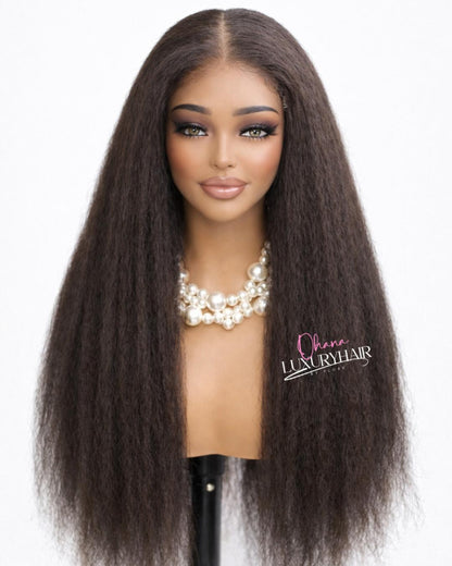 Perruque Naomi Kinky Straight Luxe- Lace HD Naturelle