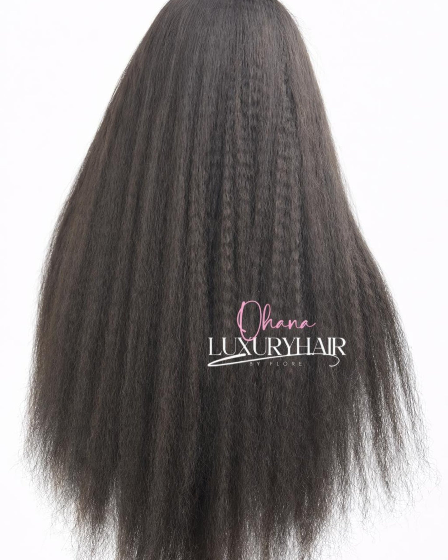 Perruque Naomi Kinky Straight Luxe- Lace HD Naturelle