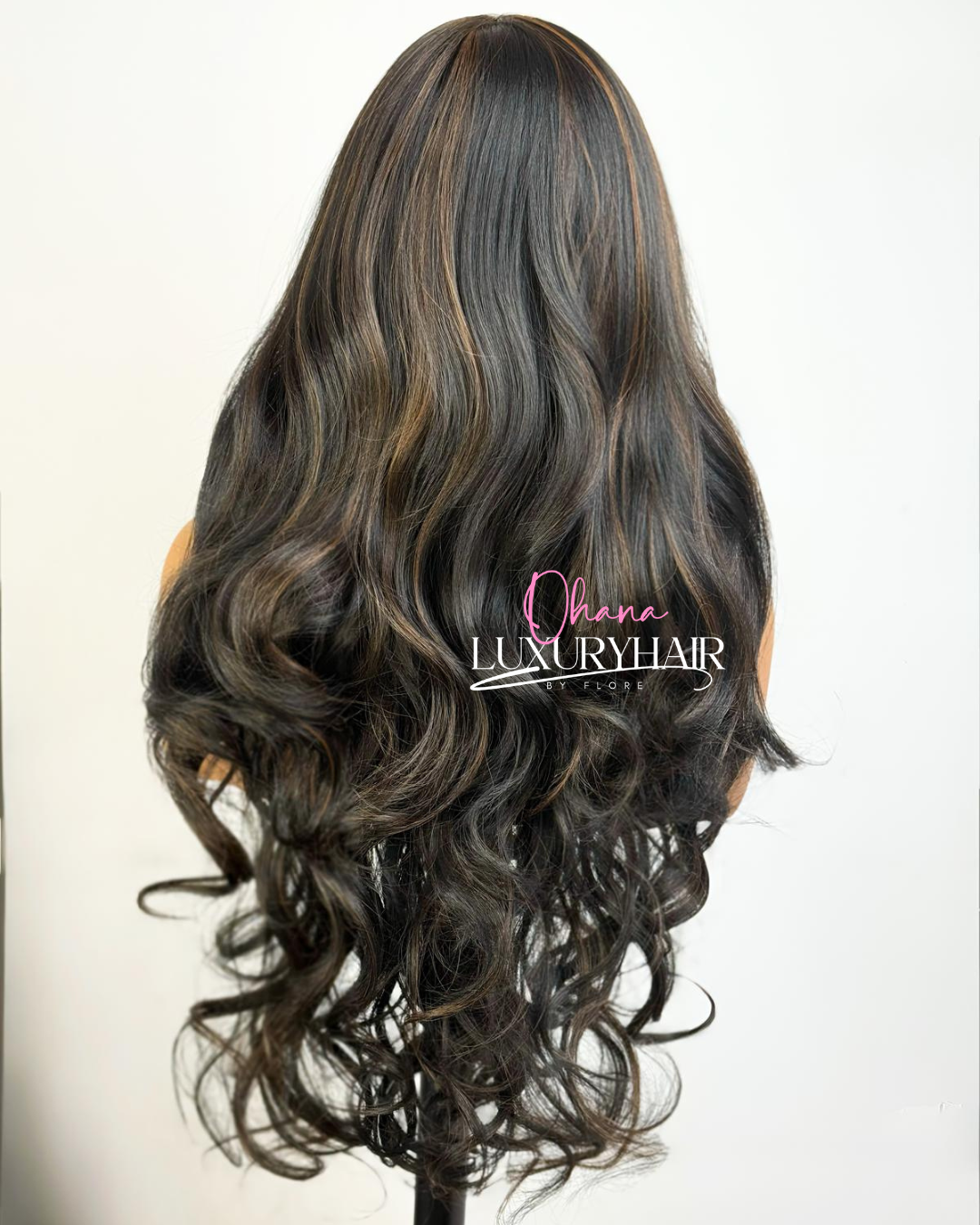 Perruque Ciara – Longue Ondulée Brun Profond Effet Naturel