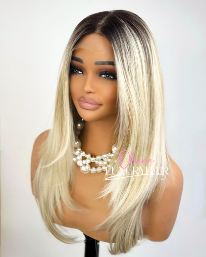 Perruque Kelly –  Blonde Lisse