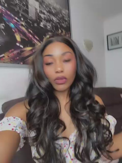 Ciara – Perruque Longue Ondulée Brun Profond Effet Naturel